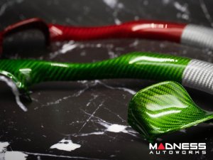 Alfa Romeo Giulia Steering Wheel Trim - Carbon Fiber - Upper Cover - Italian Theme - QV Model